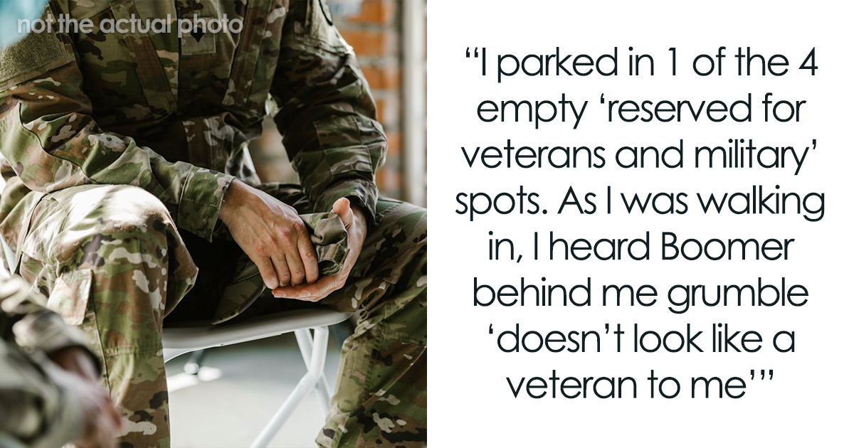 Old Jerk Doesn’t Believe 34-Year-Old Can Be A Veteran, Regrets Trying To Call Him Out