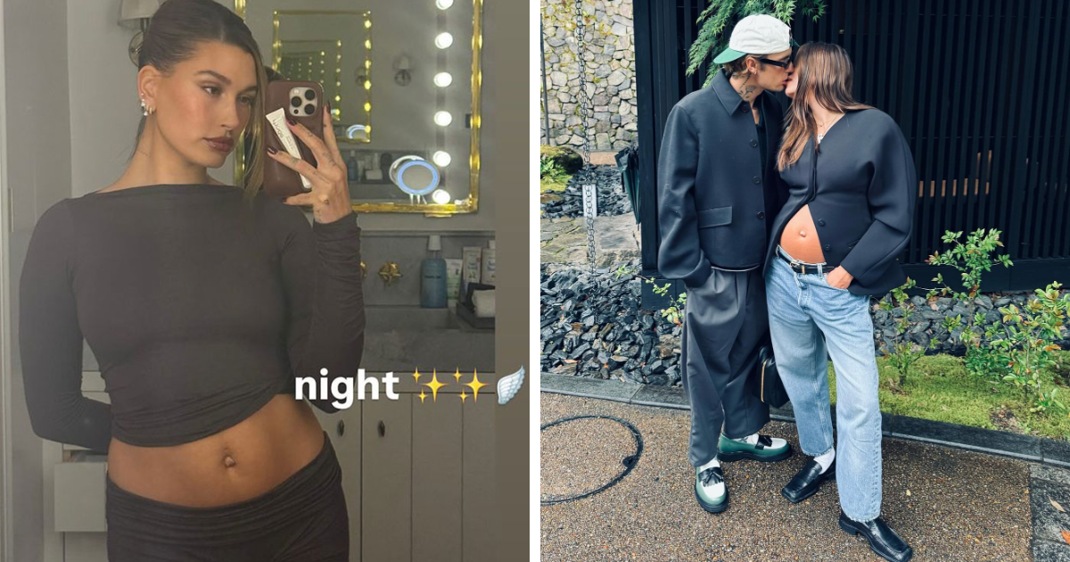 Hailey Bieber Bares Postpartum Stomach 2 Months After Welcoming Baby Boy